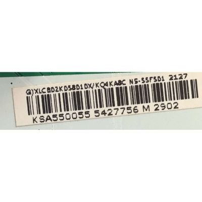 MAIN PARA TV INSIGNIA / NUMERO DE PARTE XLCB02K058 / 715GC034-M0C-B00-005Y / (G)XLCB02K058010X / KSA550055 / 5427756 / PANEL TPT550WR-D093.L REV:S21B / MODELO NS-55F501NA22 - Imagen 3